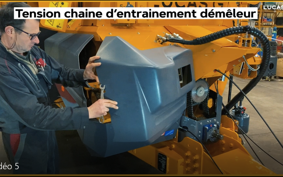 ENTRETIEN #5 – TENSION CHAÎNE D’ENTRAÎNEMENT DÉMÊLEUR