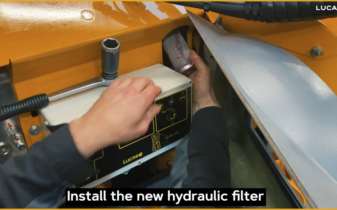 MAINTENANCE #5 – HYDRAULIC PRESSURE FILTER CHANGE