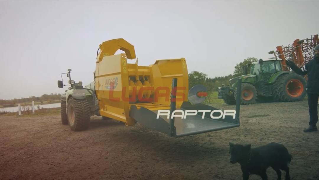 Raptor – Hydraulically straw blower for telehandler