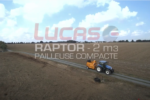 Raptor - Pailleuse compacte à entrainement hydraulique