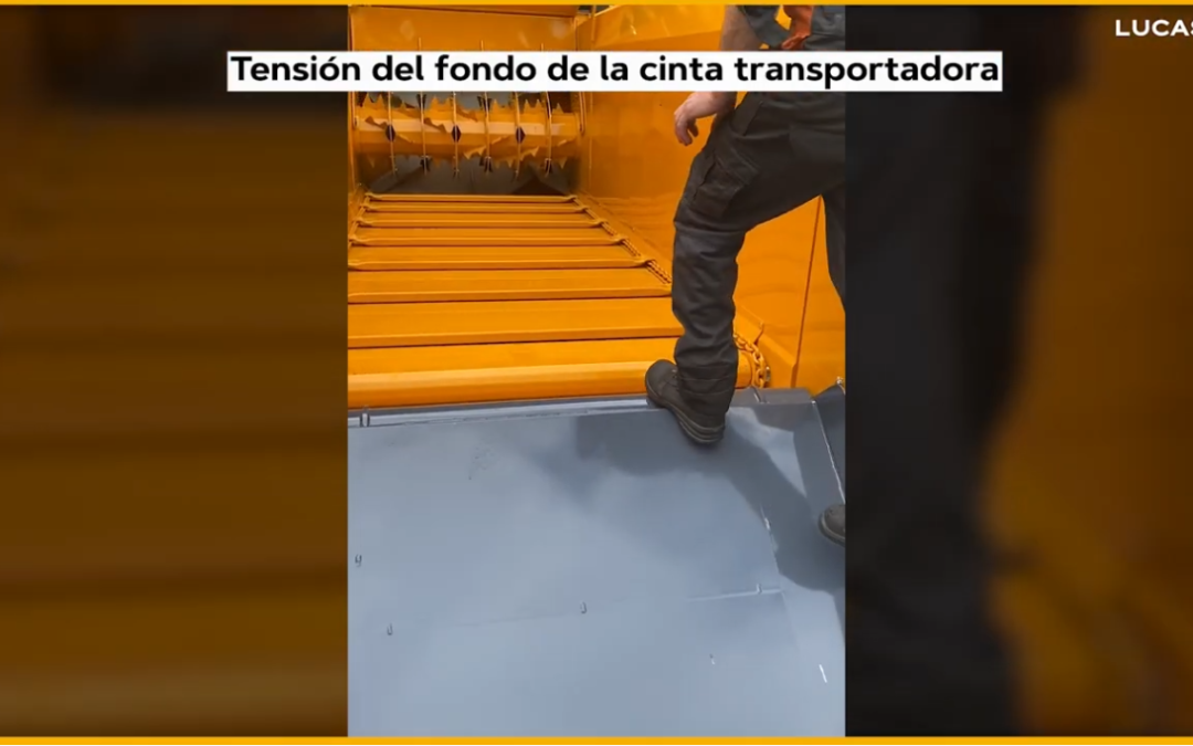 TENSIÓN DEL FONDO DE LA CADENA DE LA CINTA TRANSPORTADORA